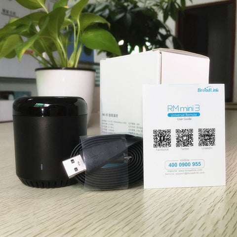 Original Broadlink RM Mini3 Black bean Smart Home Automation Universal Intelligent WiFi/IR/4G Wireless Controller by SmartPhone